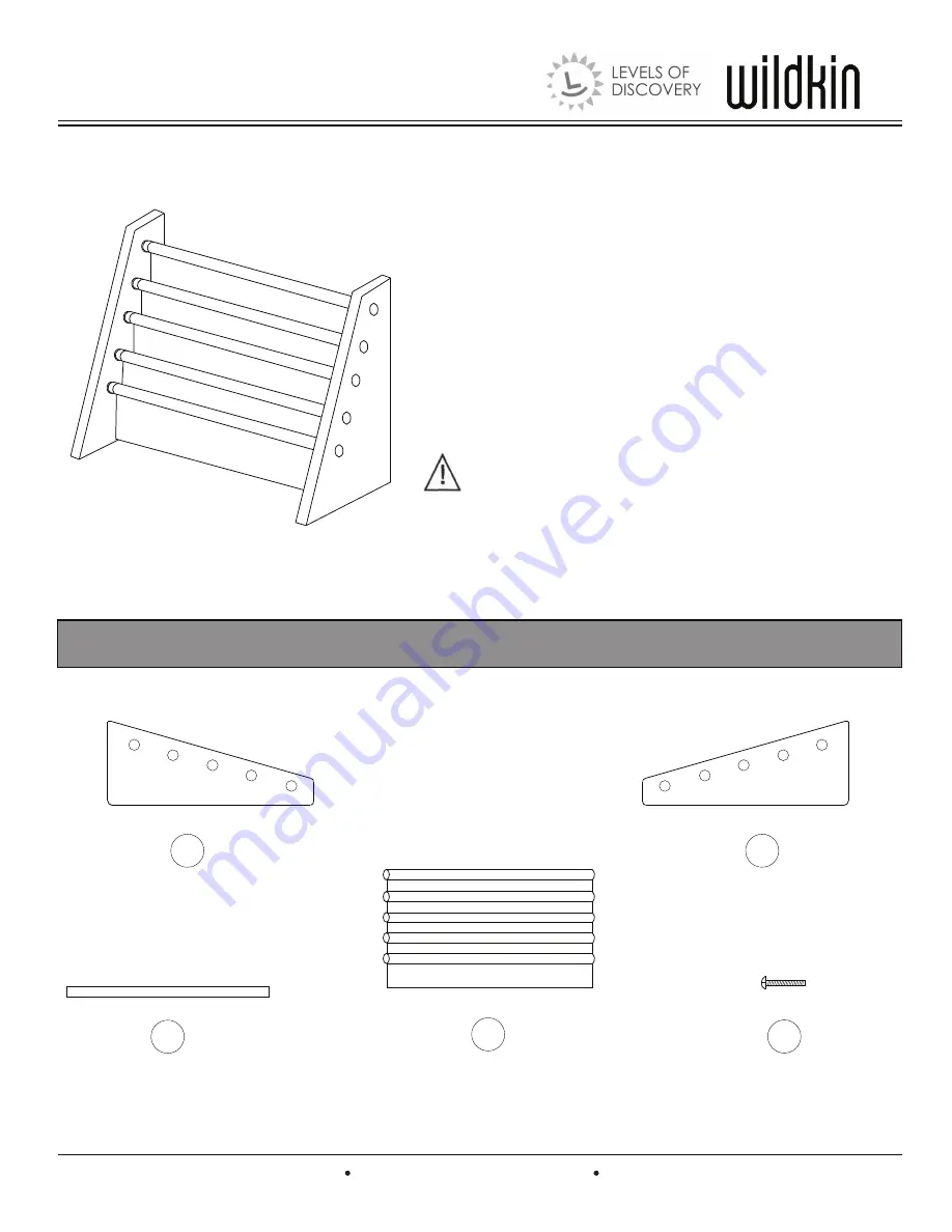 wildkin Sling Bookshelf Assembly Instructions Download Page 1