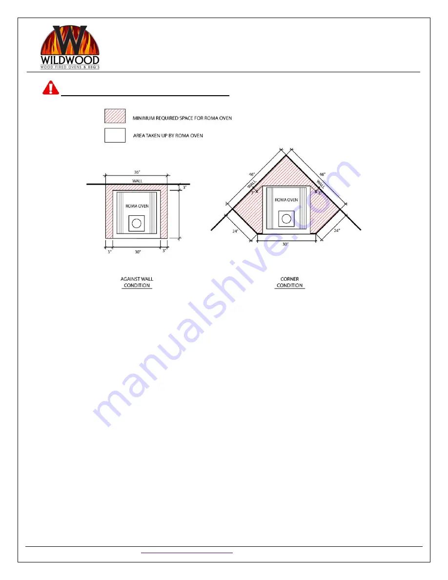 WILDWOOD OVENS &BBQ’S ROMA Installation Instructions Manual Download Page 6