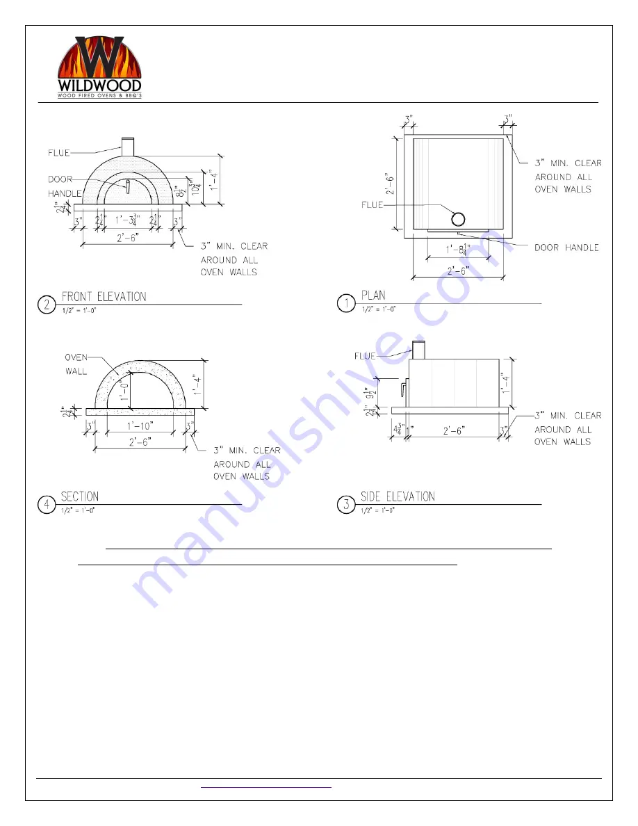 WILDWOOD OVENS &BBQ’S ROMA Installation Instructions Manual Download Page 12