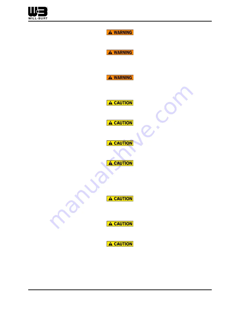 Will Burt Night Scan Powerlite Operating Instructions Manual Download Page 11