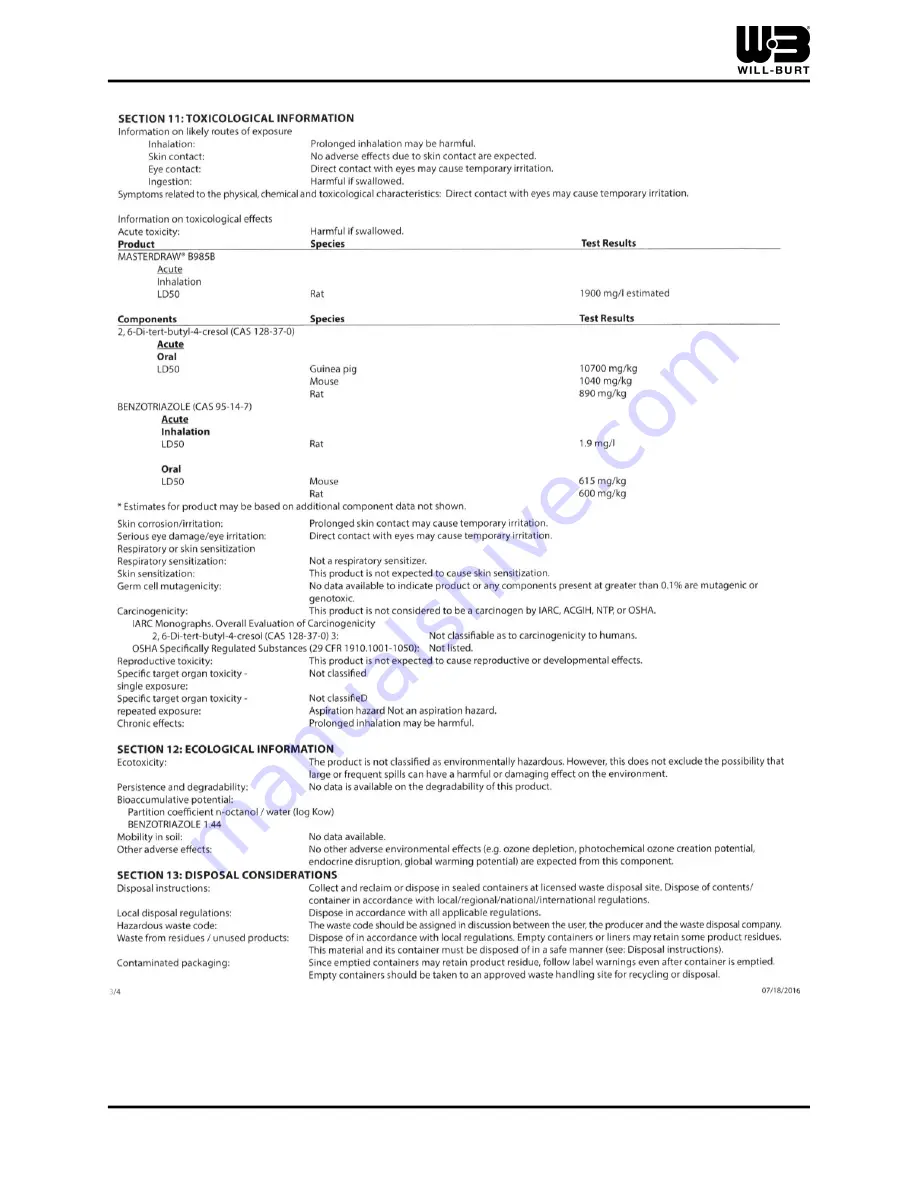 Will Burt Night Scan Powerlite Operating Instructions Manual Download Page 80