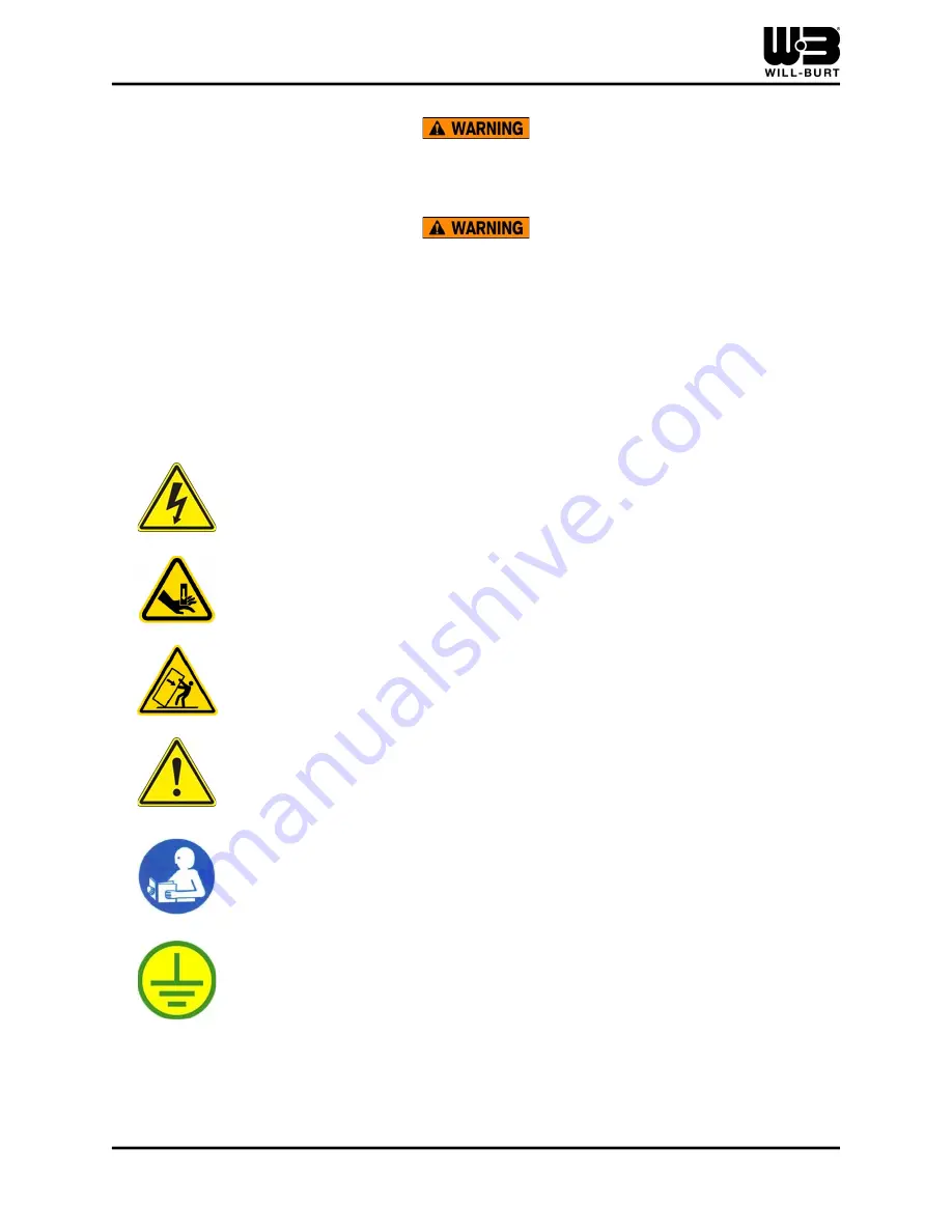 Will Burt NIGHT SCAN VERTICAL Operating Instructions Manual Download Page 12