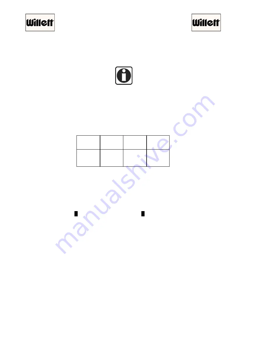 WILLETT 450 SI Technical Manual Download Page 260