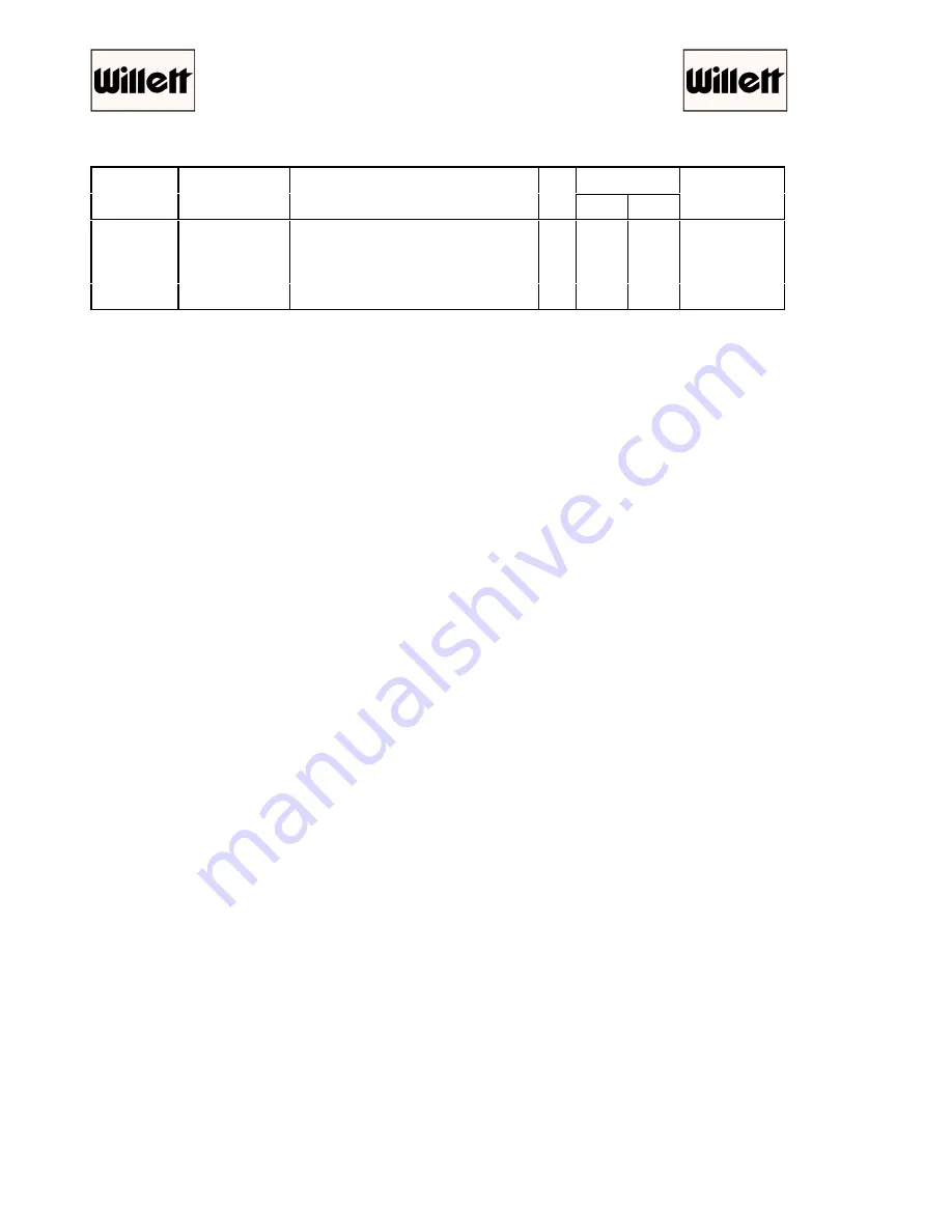 WILLETT 450 SI Technical Manual Download Page 352