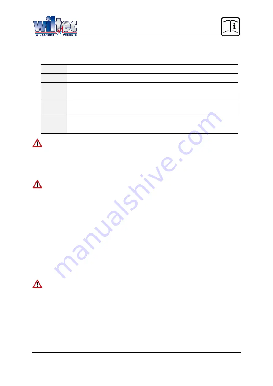 WilTec 63132 Instruction Manual Download Page 8