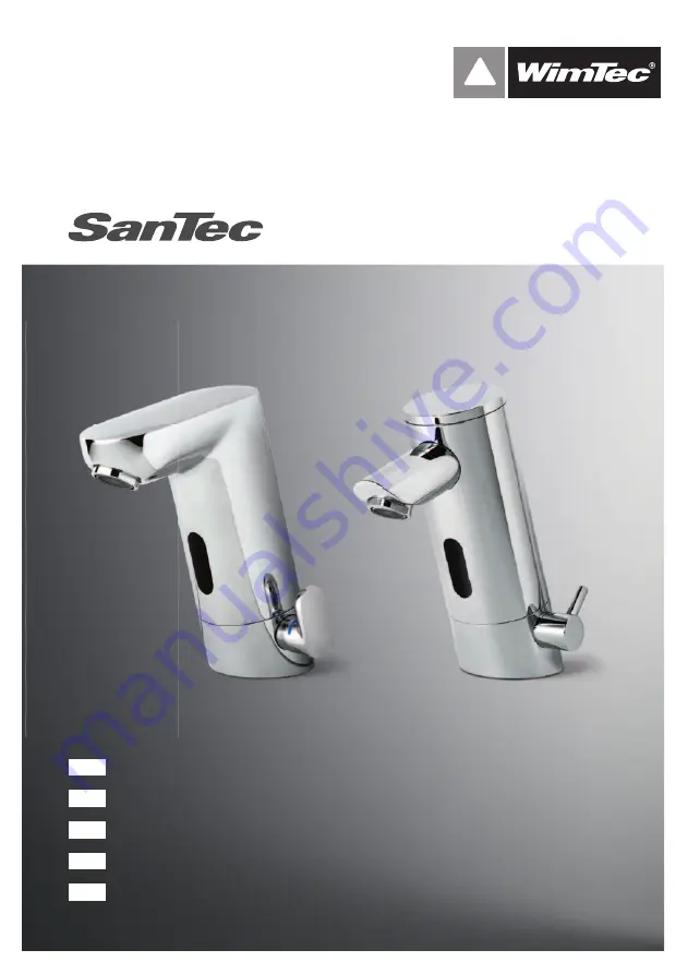 WimTec SanTec ECO Installation And Operating Instructions Manual Download Page 1