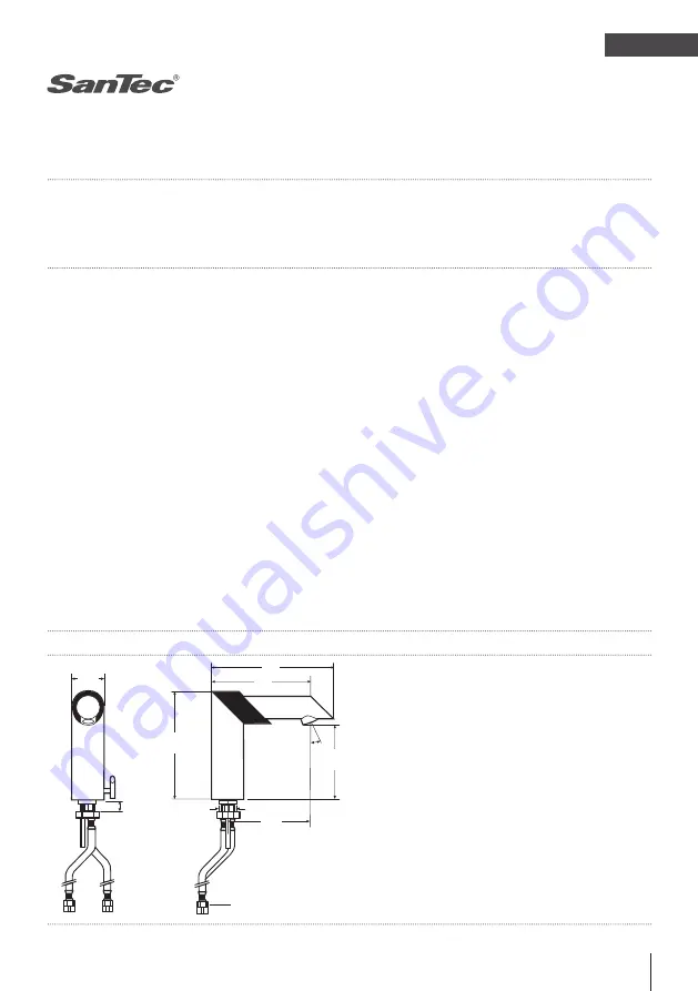 WimTec SanTec SKY Assembly And Operating Instructions Manual Download Page 3