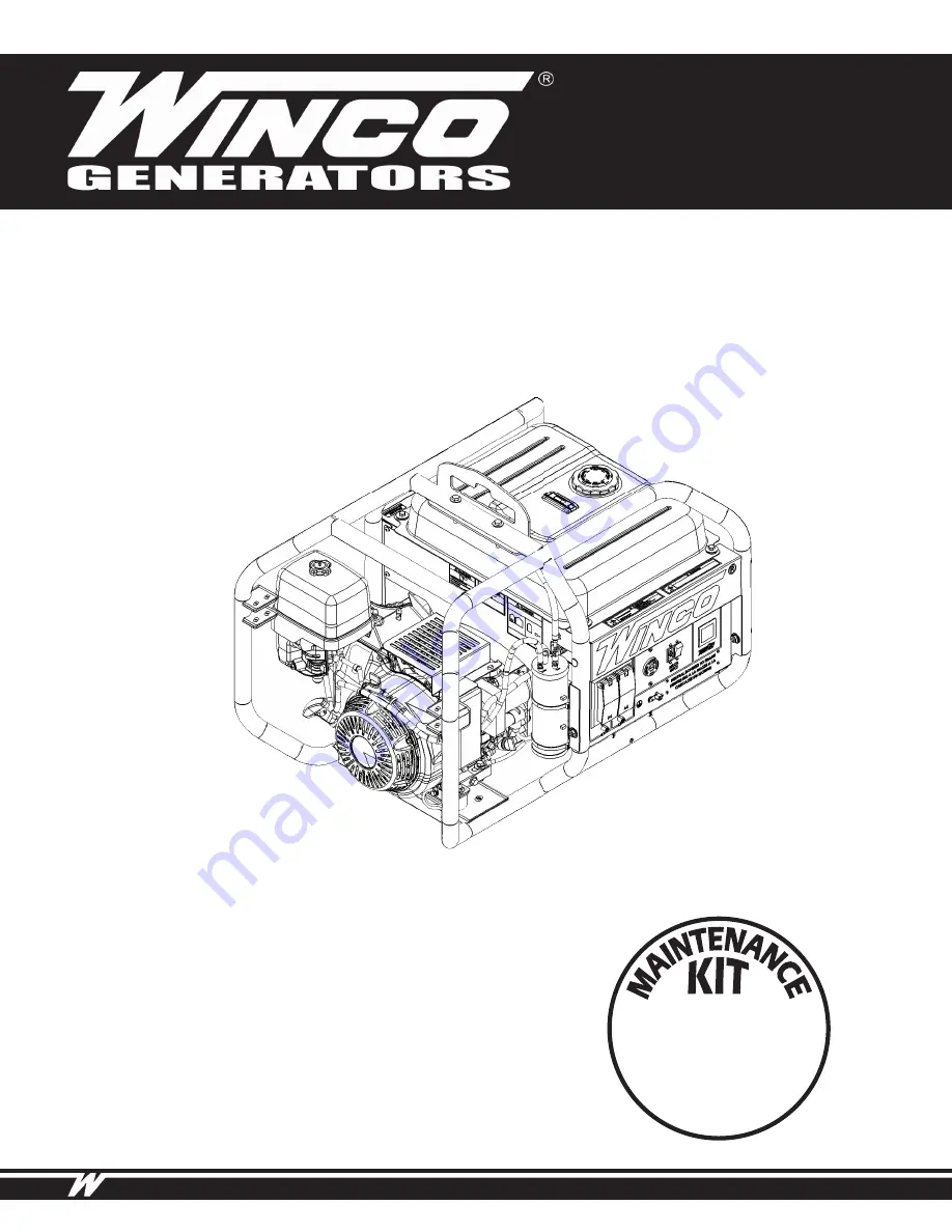 Winco W6000HE-03/A Installation & Operator'S Manual Download Page 1