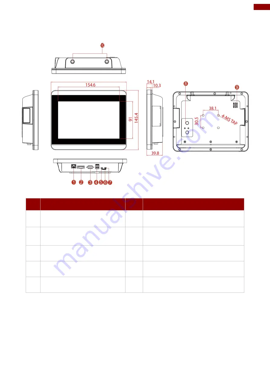 Winmate G-WIN GC Series Скачать руководство пользователя страница 11