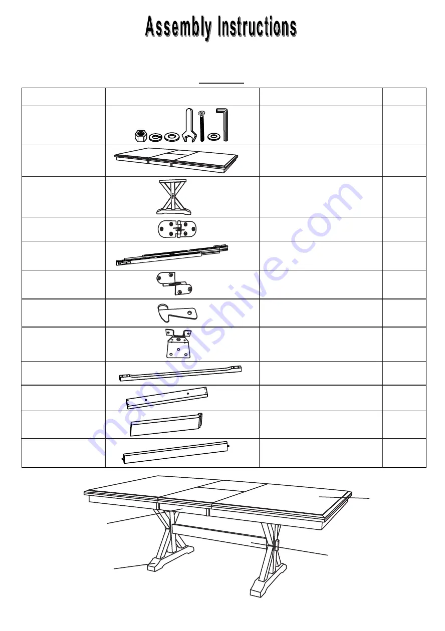 Winners Only DQ14284 Assembly Instructions Download Page 1