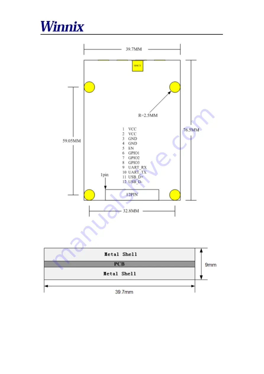 Winnix Technologies HYM740 Скачать руководство пользователя страница 4