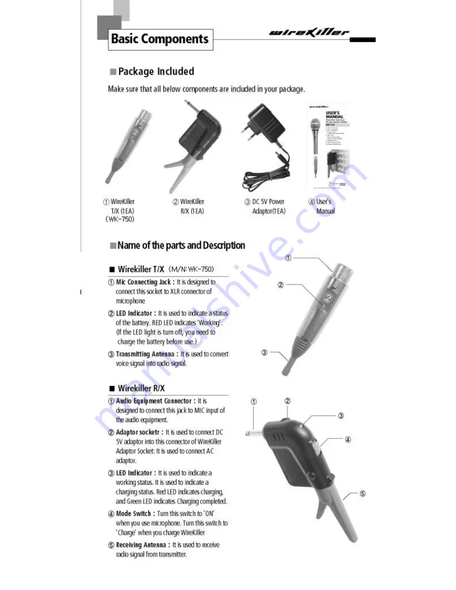 WireKiller WK-753 User Manual Download Page 3