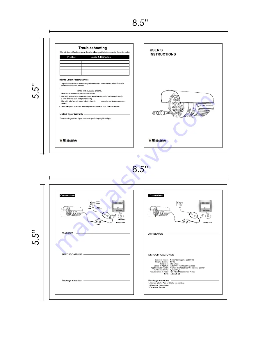 Wisecomm OC175 Скачать руководство пользователя страница 1