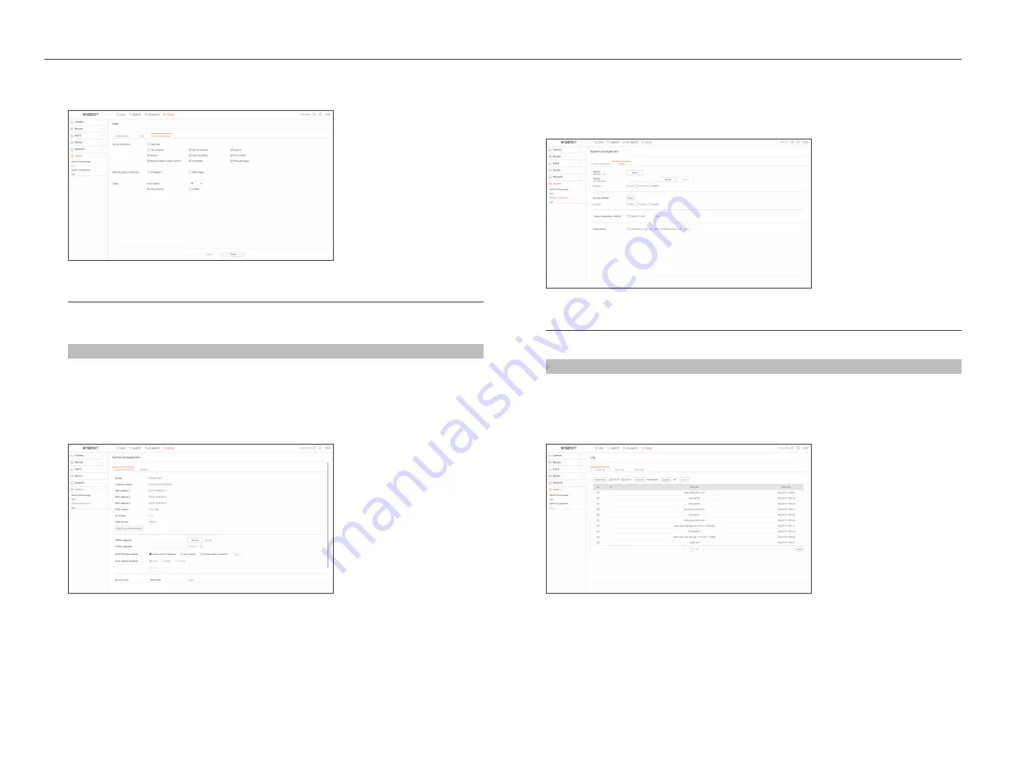 Wisenet PRN-1600B2 User Manual Download Page 122