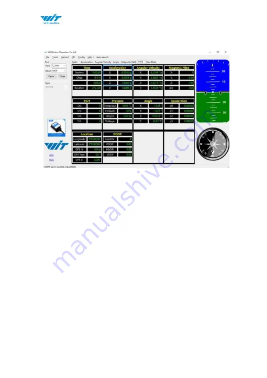 WiT WT901C User Manual Download Page 15