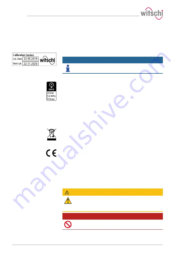 Witschi ProofMaster Operating Manual Download Page 10