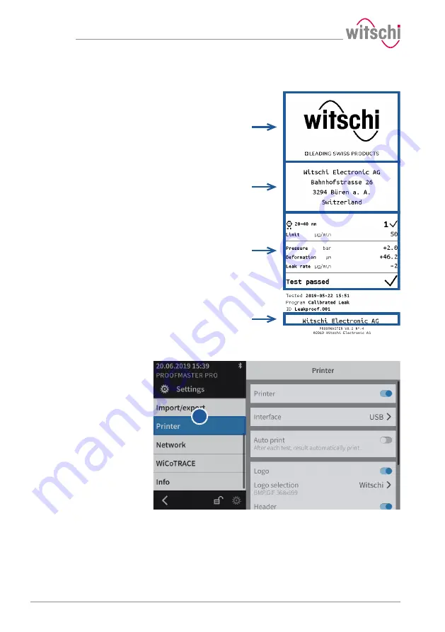 Witschi ProofMaster Operating Manual Download Page 84