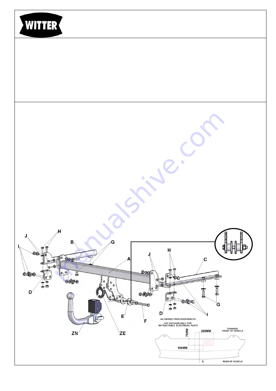 Witter HN71U Fitting Instructions Download Page 1