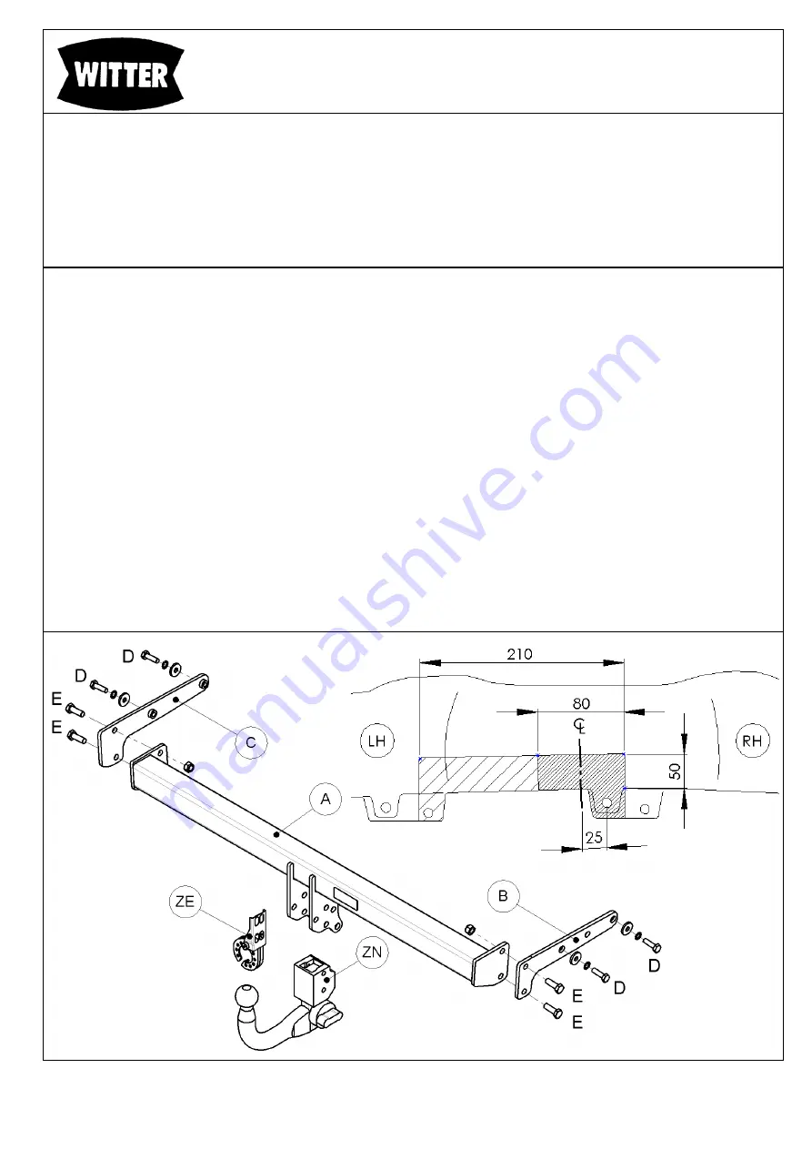 Witter KA47U Fitting Instructions Download Page 1