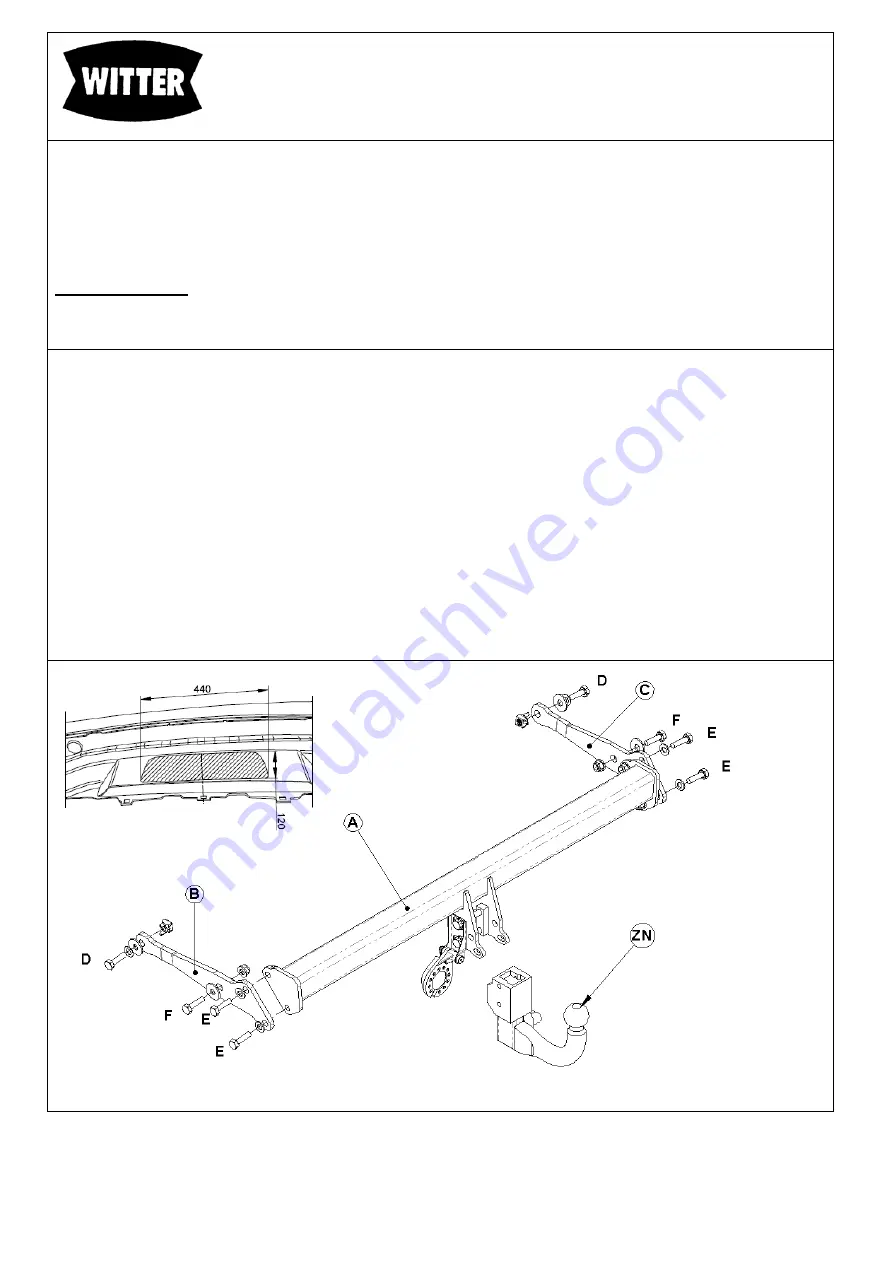 Witter VW82U Скачать руководство пользователя страница 1