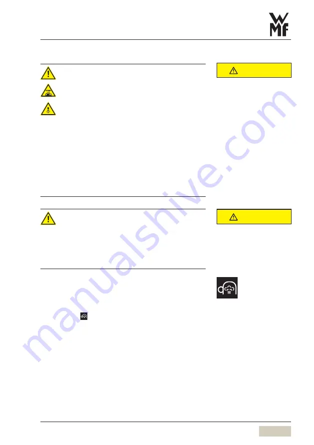 WMF 1500S User Manual Download Page 33