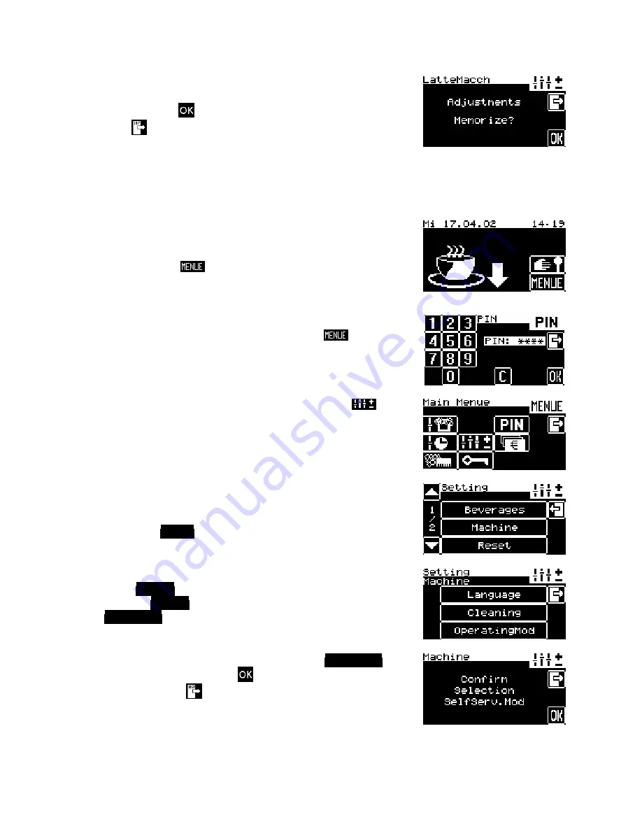 WMF combiNation S/S4/ESeries 8600 Operating Instructions Manual Download Page 43