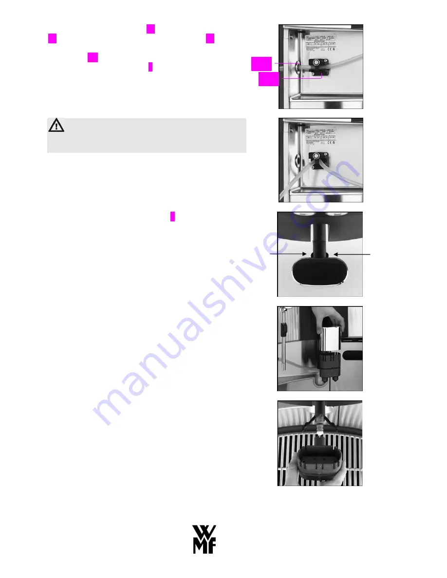 WMF combiNation S/S4/ESeries 8600 Operating Instructions Manual Download Page 60