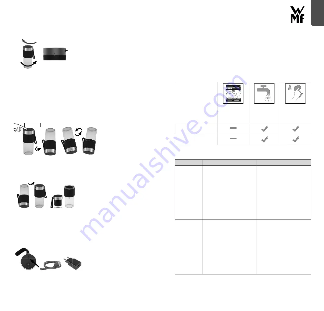WMF KUCHENminis Mix on the go Скачать руководство пользователя страница 16