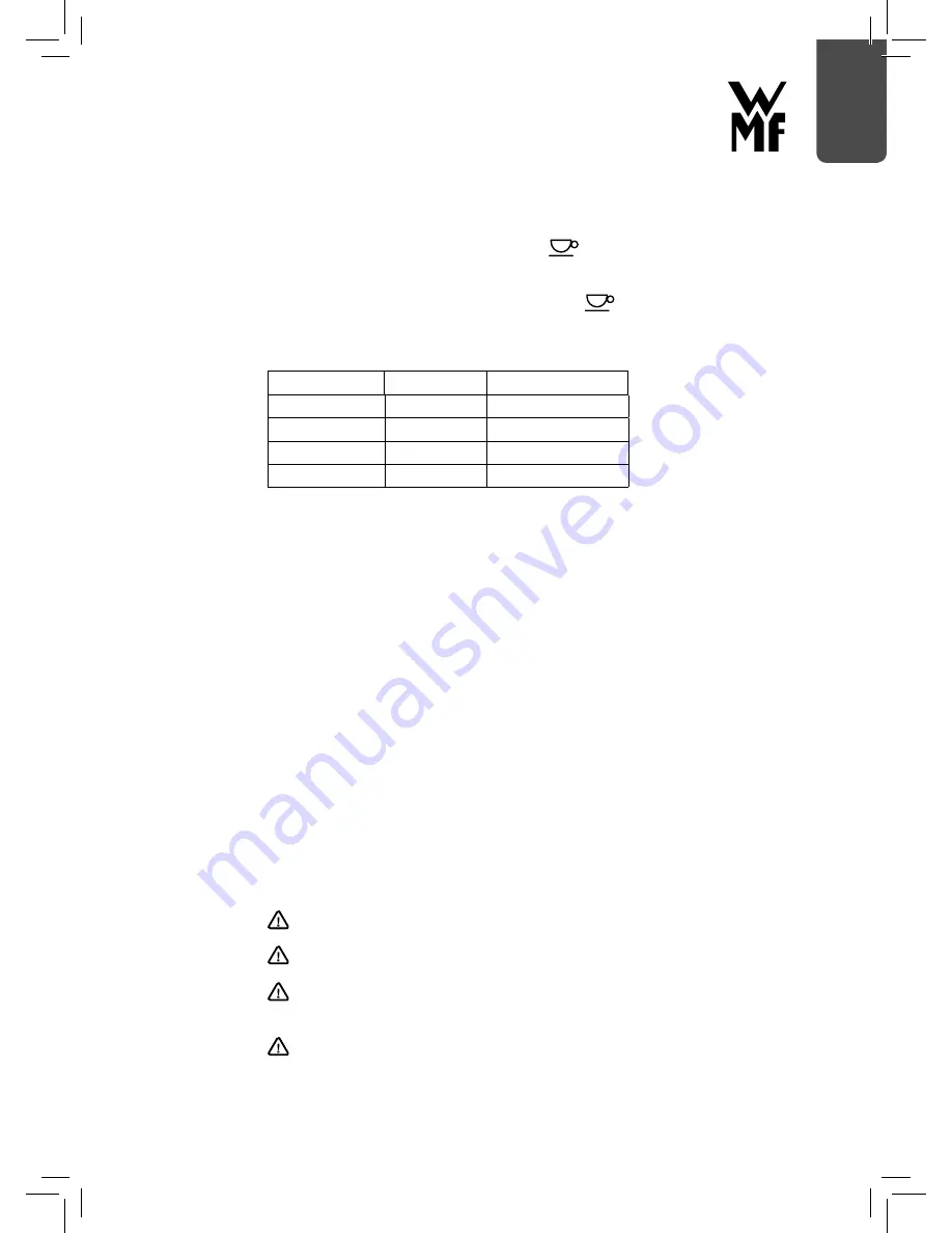 WMF LONO Instructions For Use Manual Download Page 13