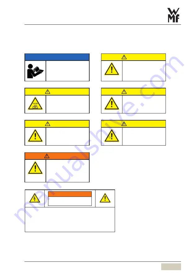 WMF Series 8400 bistro User Manual Download Page 3