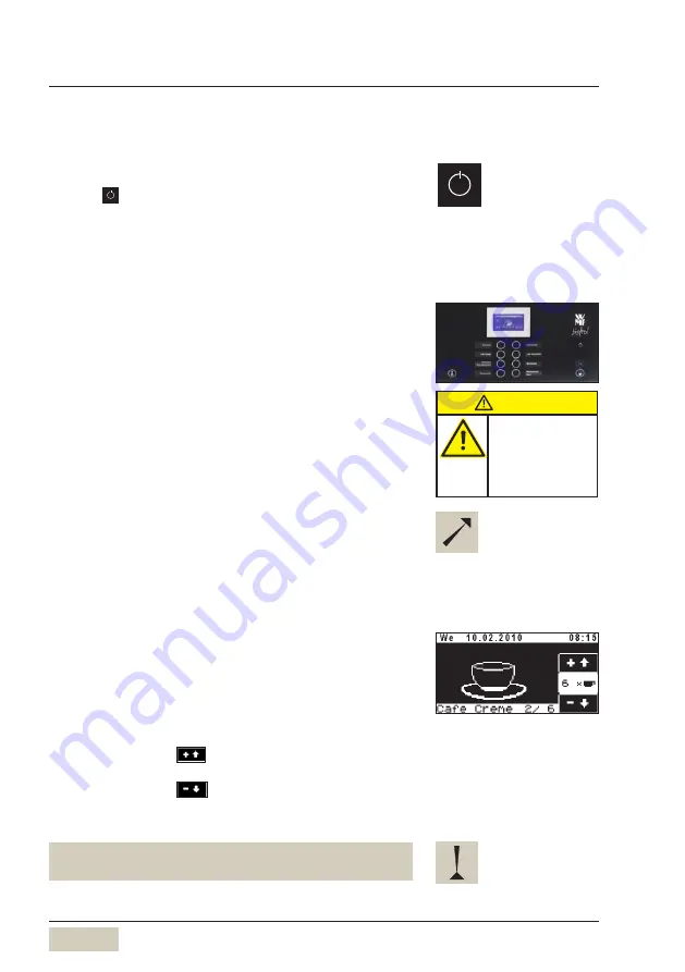 WMF Series 8400 bistro User Manual Download Page 12