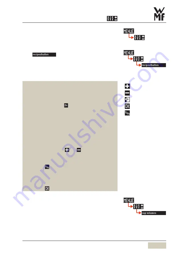 WMF Series 8400 bistro User Manual Download Page 31