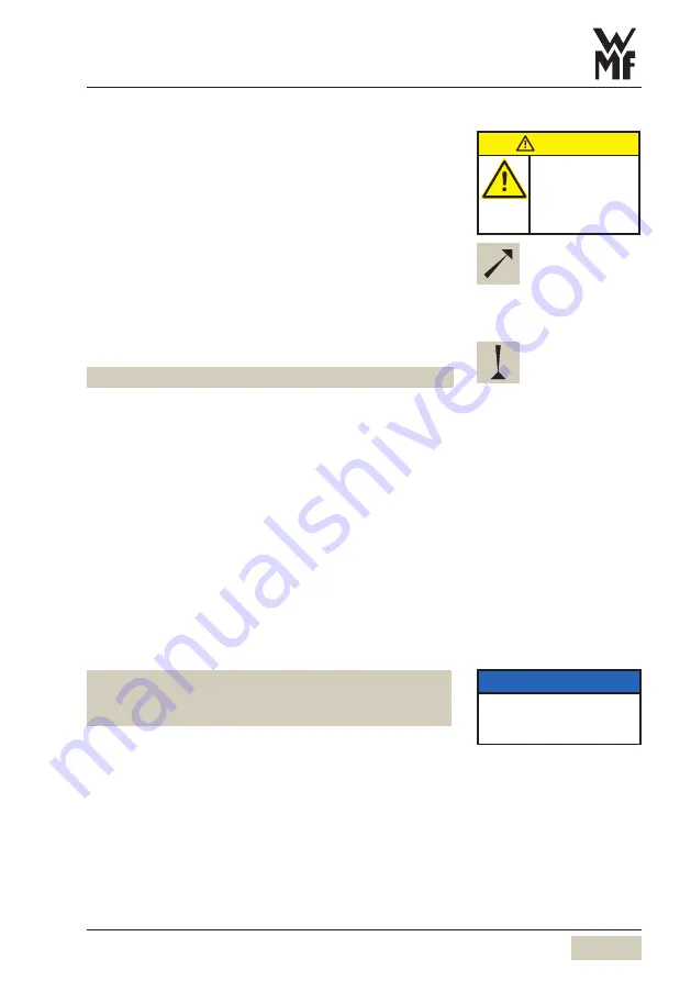 WMF Series 8400 bistro User Manual Download Page 45