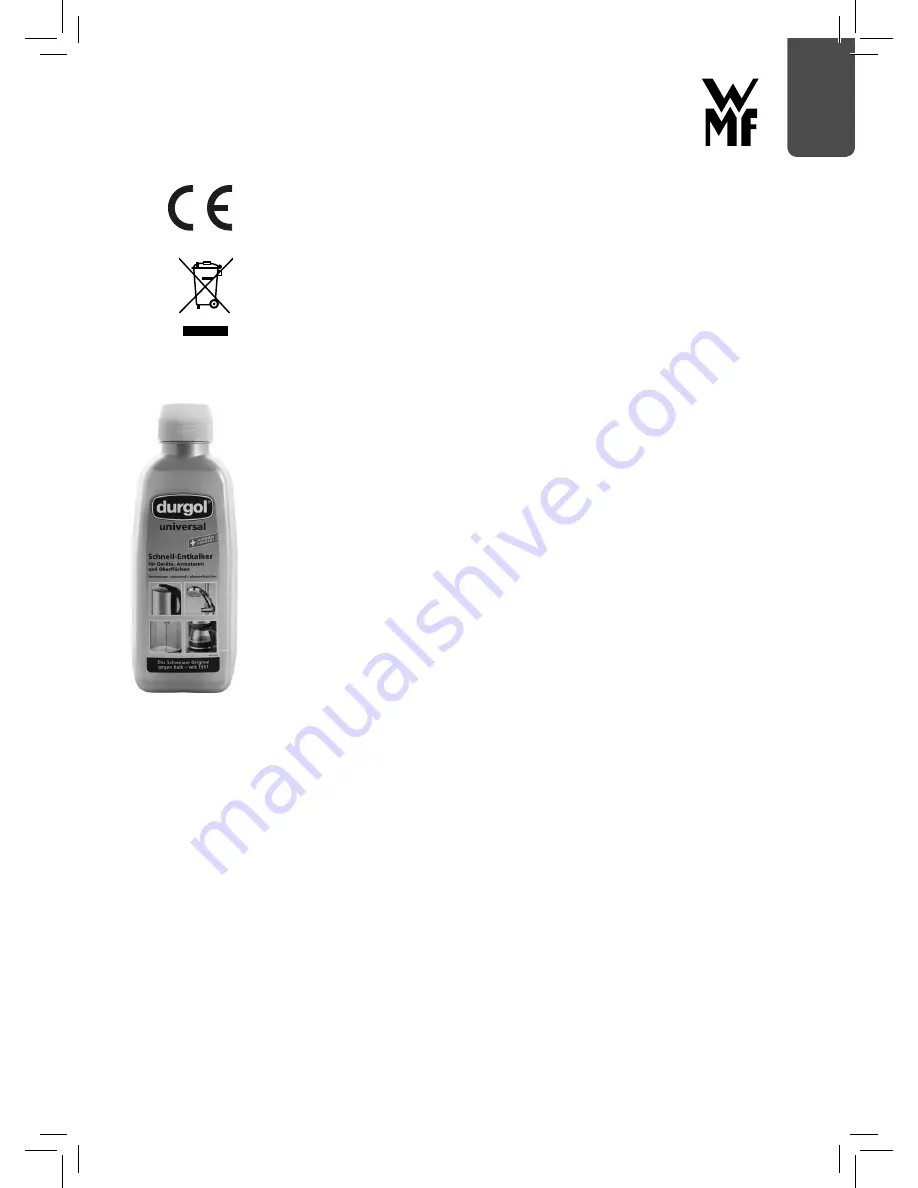 WMF STELIO, NERO Operating Manual Download Page 7