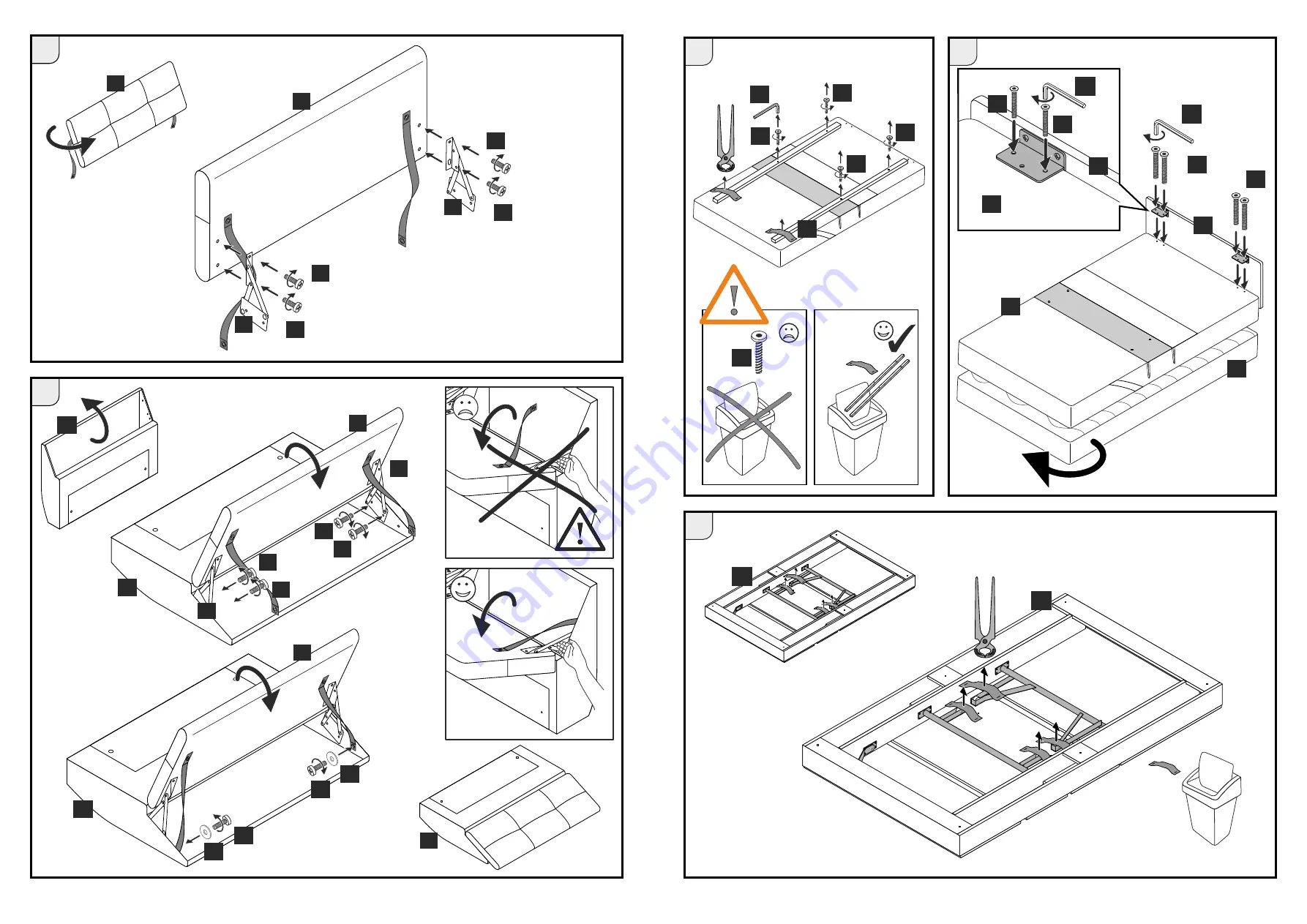 Wohnorama MONA Assembly Instruction Manual Download Page 2