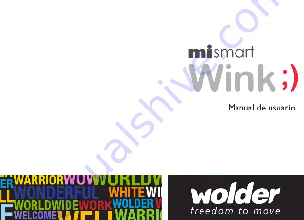 Wolder mismart wink User Manual Download Page 1