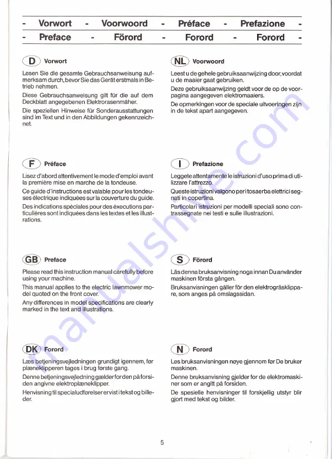 Wolf Garten 2.42 E Instruction Manual Download Page 3