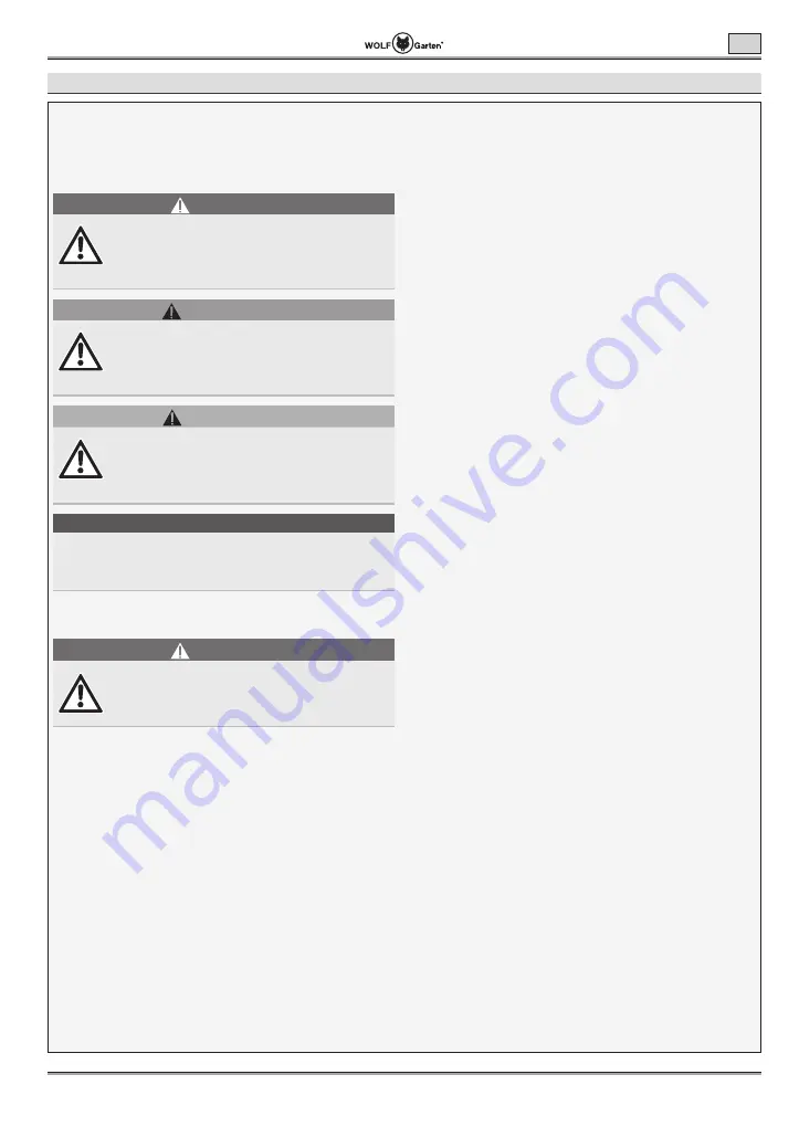 Wolf Garten 41AT4BV-650 Original Operating Instructions Download Page 9