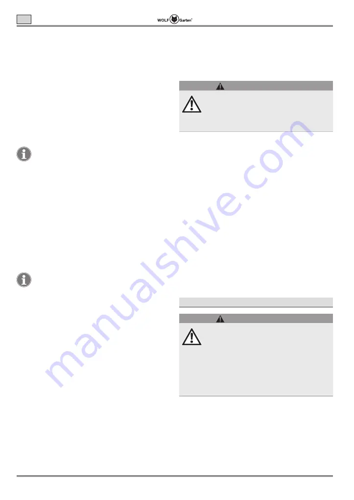 Wolf Garten 41AT4BV-650 Original Operating Instructions Download Page 122