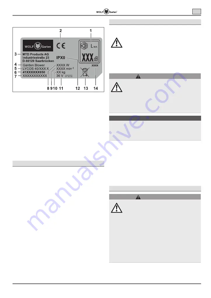 Wolf Garten 41AT4BV-650 Original Operating Instructions Download Page 129