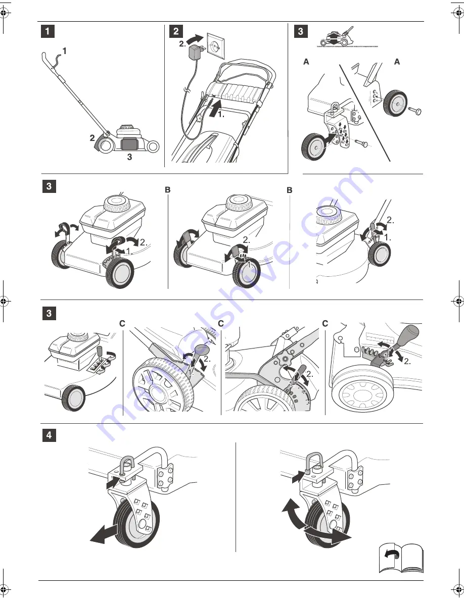 Wolf Garten A 5300 A Original Operating Instructions Download Page 3