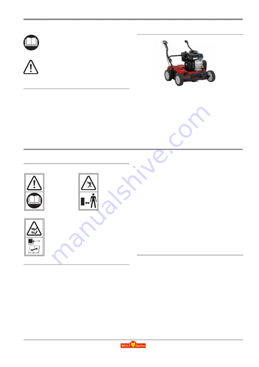 Wolf Garten EXPERT UV 40 B Original Operating Instructions Download Page 58