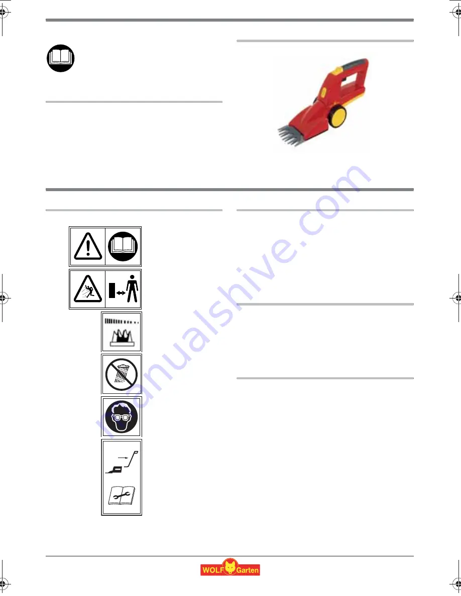 Wolf Garten Li-Ion Power 100 Original Operating Instructions Download Page 42