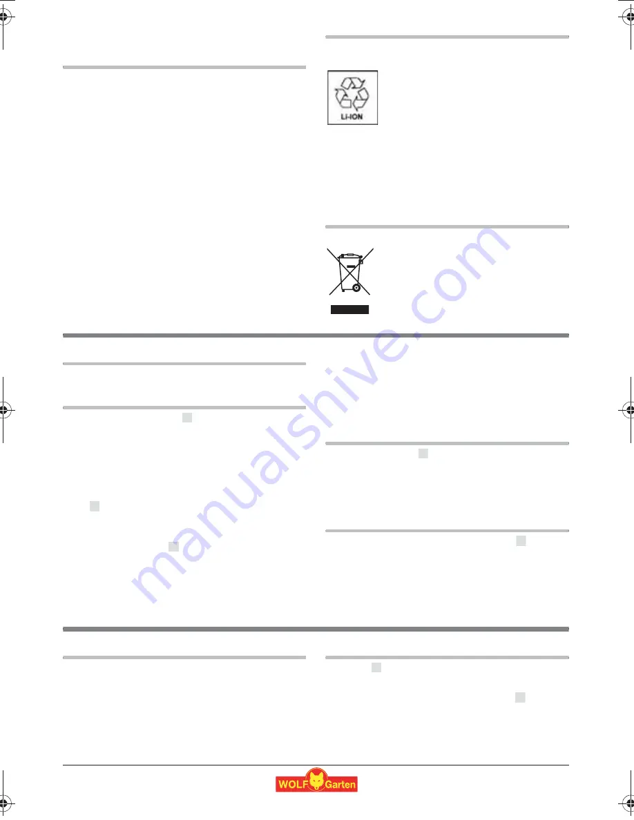 Wolf Garten Li-Ion Power 100 Скачать руководство пользователя страница 48