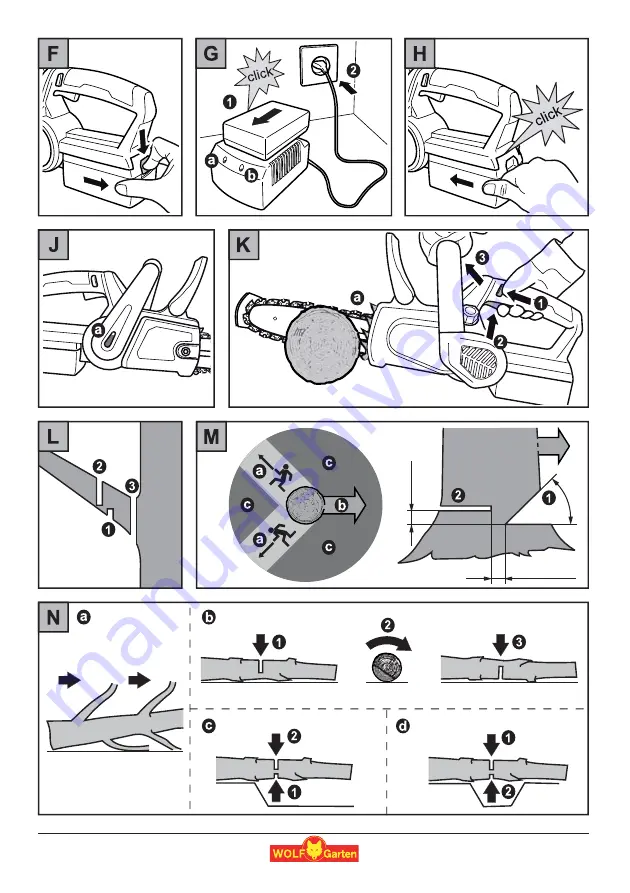 Wolf Garten LI-ION POWER CSA 700 Original Operating Instructions Download Page 5