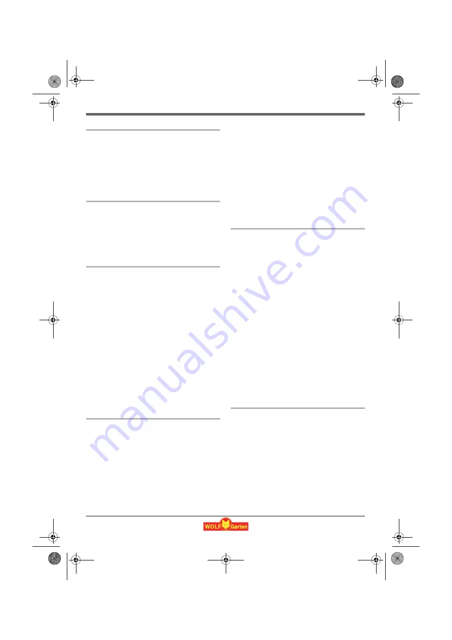 Wolf Garten LI-ION POWER FINESSE 50 B Directions For Use Manual Download Page 26