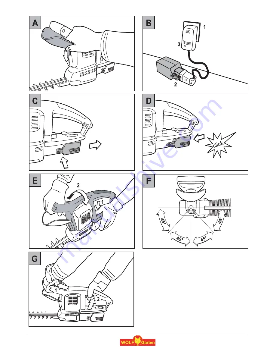 Wolf Garten LI-ION POWER HSA 45 V Скачать руководство пользователя страница 4