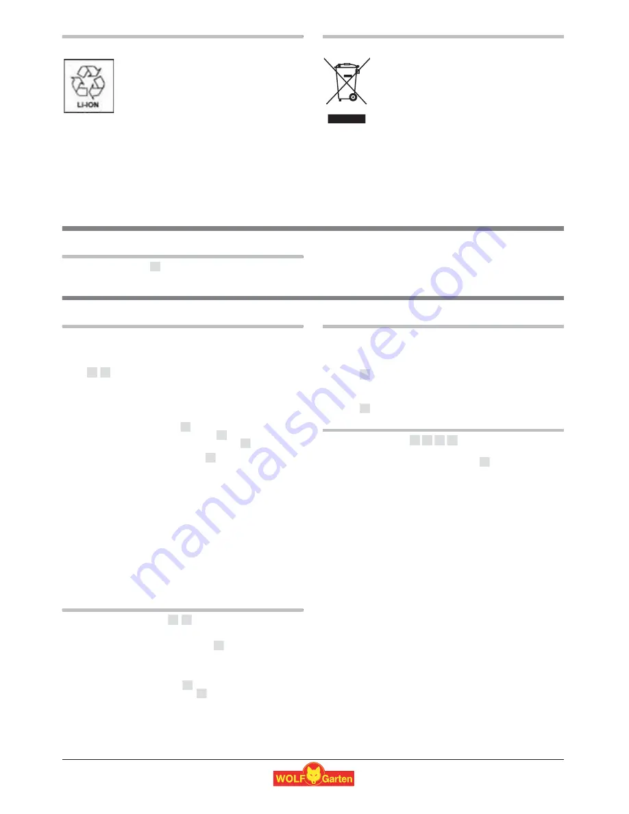 Wolf Garten LI-ION POWER HSA 45 V Скачать руководство пользователя страница 36