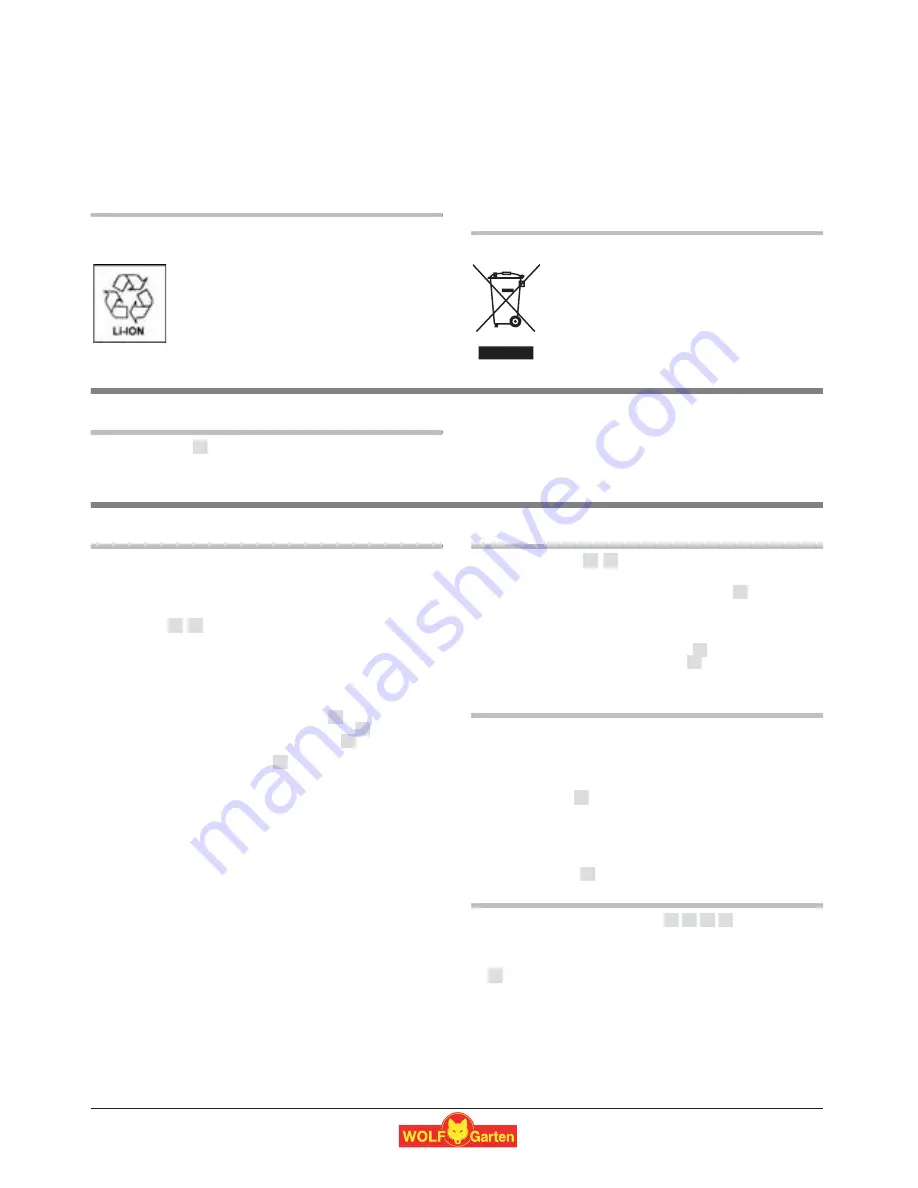 Wolf Garten LI-ION POWER HSA 45 V Original Operating Instructions Download Page 52