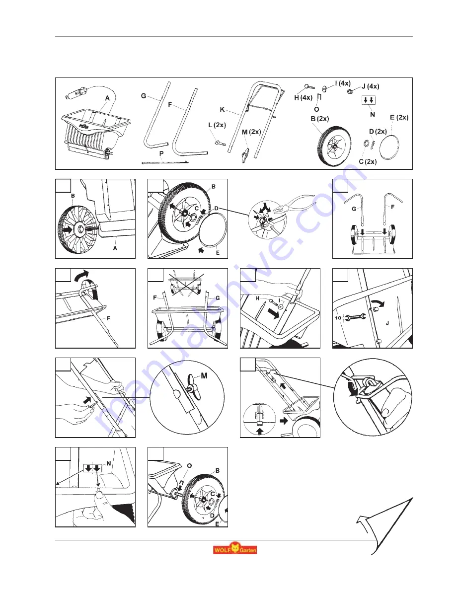 Wolf Garten WE 430 Original Operating Instructions Download Page 2